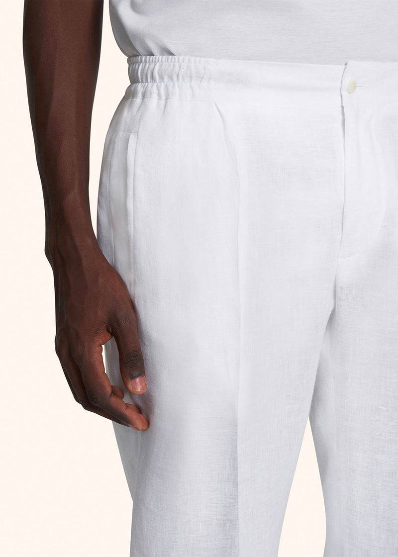Kiton PANTALONI LINO UPN01H0883801 Italy