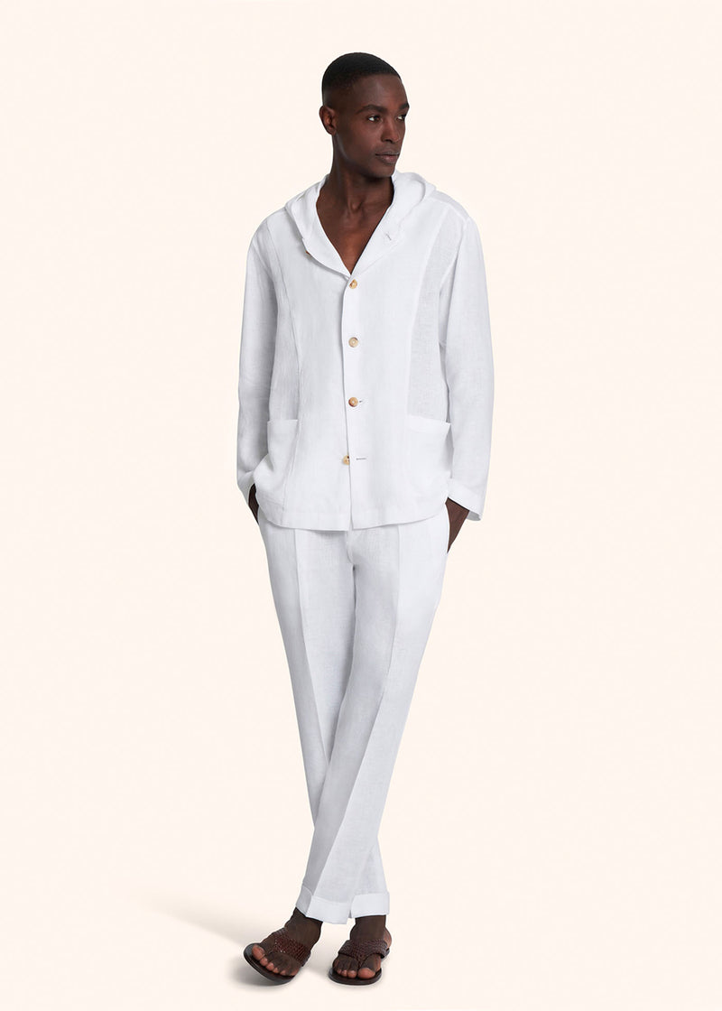 Kiton PANTALONI LINO UPN01H0883801 Italy