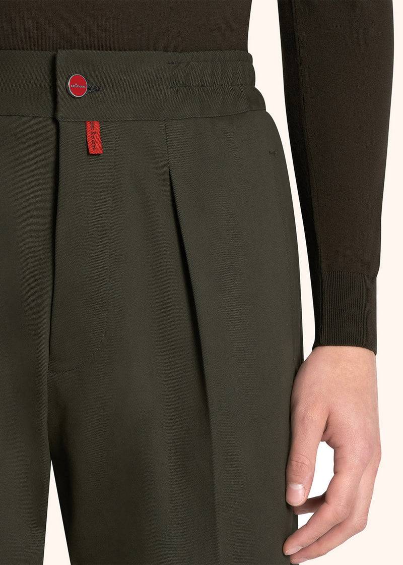 Kiton PANTALONI COTONE UP1LACK0171B03 Italia