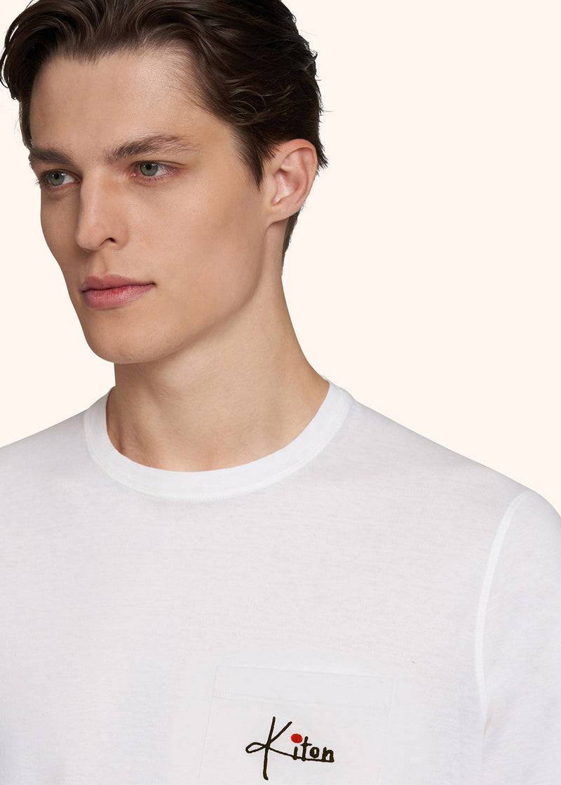Kiton T-SHIRT MM COTONE UMK030301 Qualità Garantita