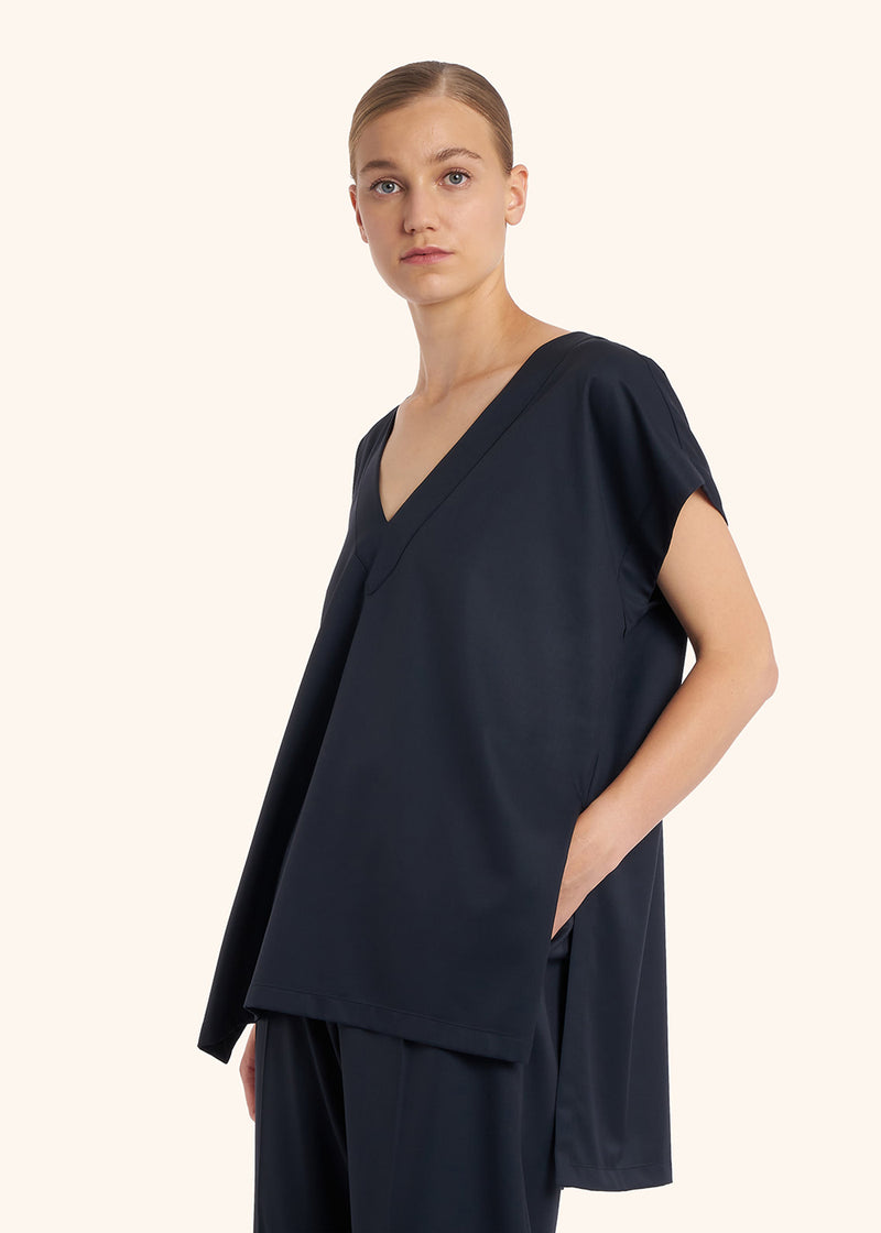 Kiton CAMICIA Lana Vergine D53423K0102402 Nuova