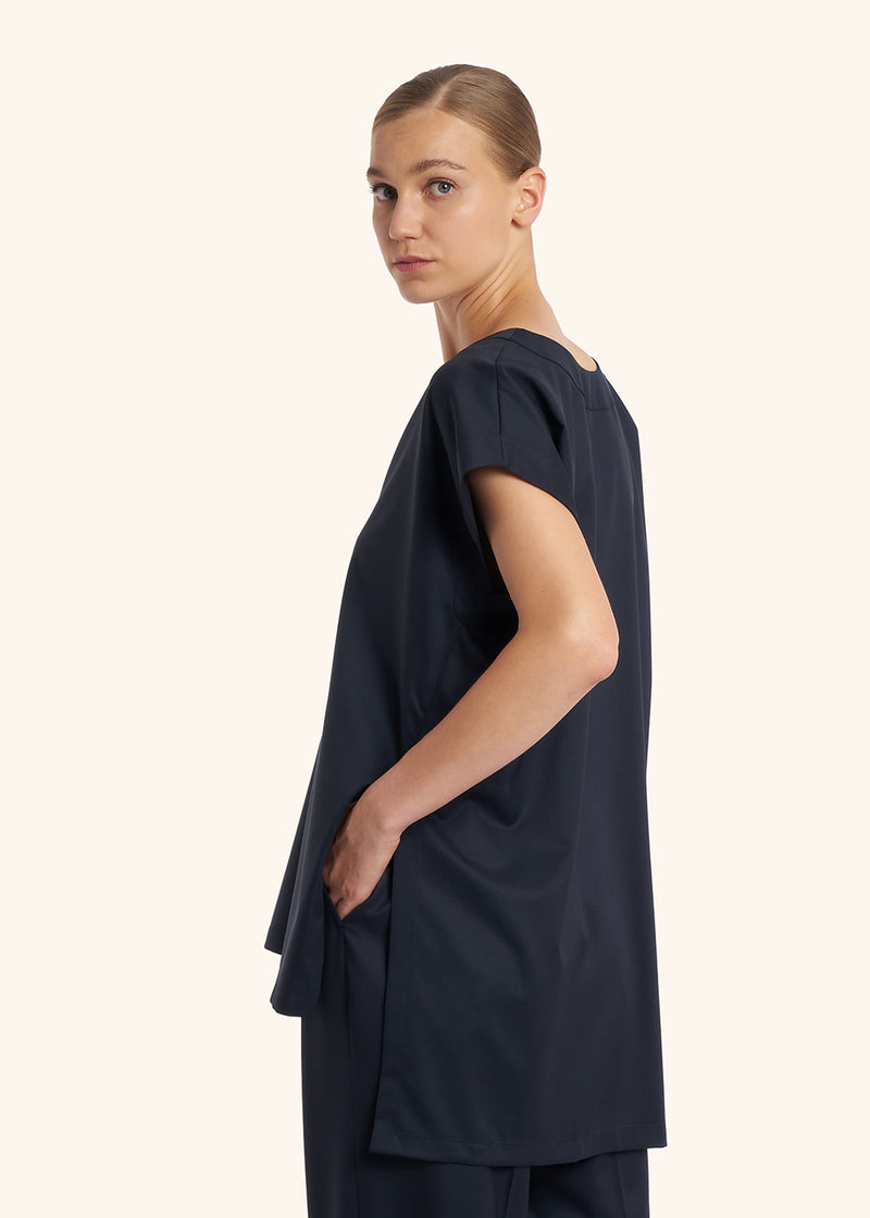 Kiton CAMICIA Lana Vergine D53423K0102402 Nuova