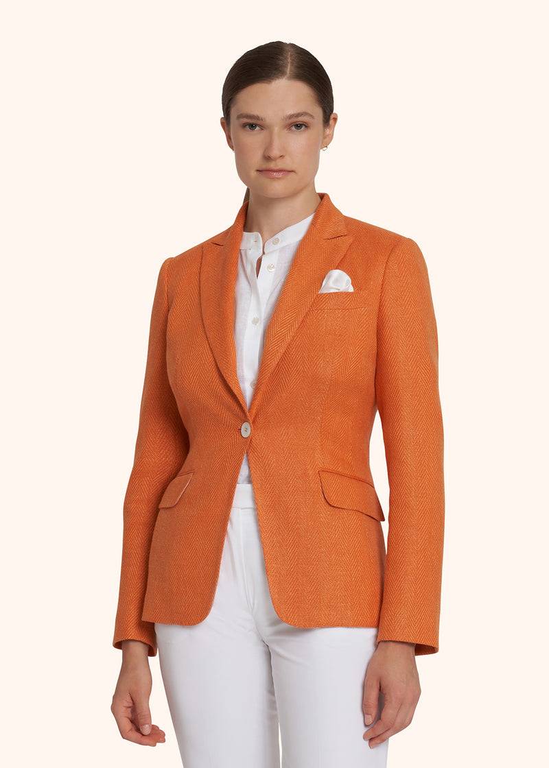Kiton GIACCA LINO D15510K0946B03 Sconto di tempo limitato