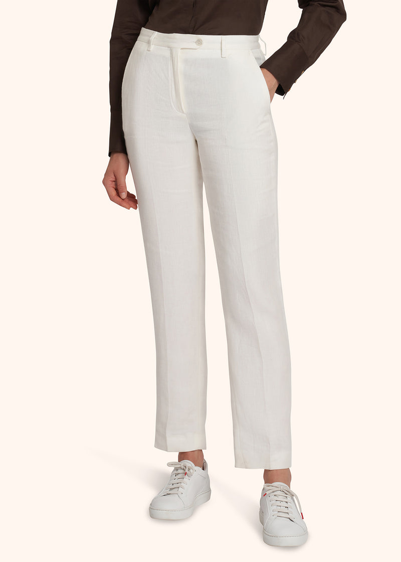 Kiton PANTALONI LINO D48125K0939B02 Offerta esclusiva