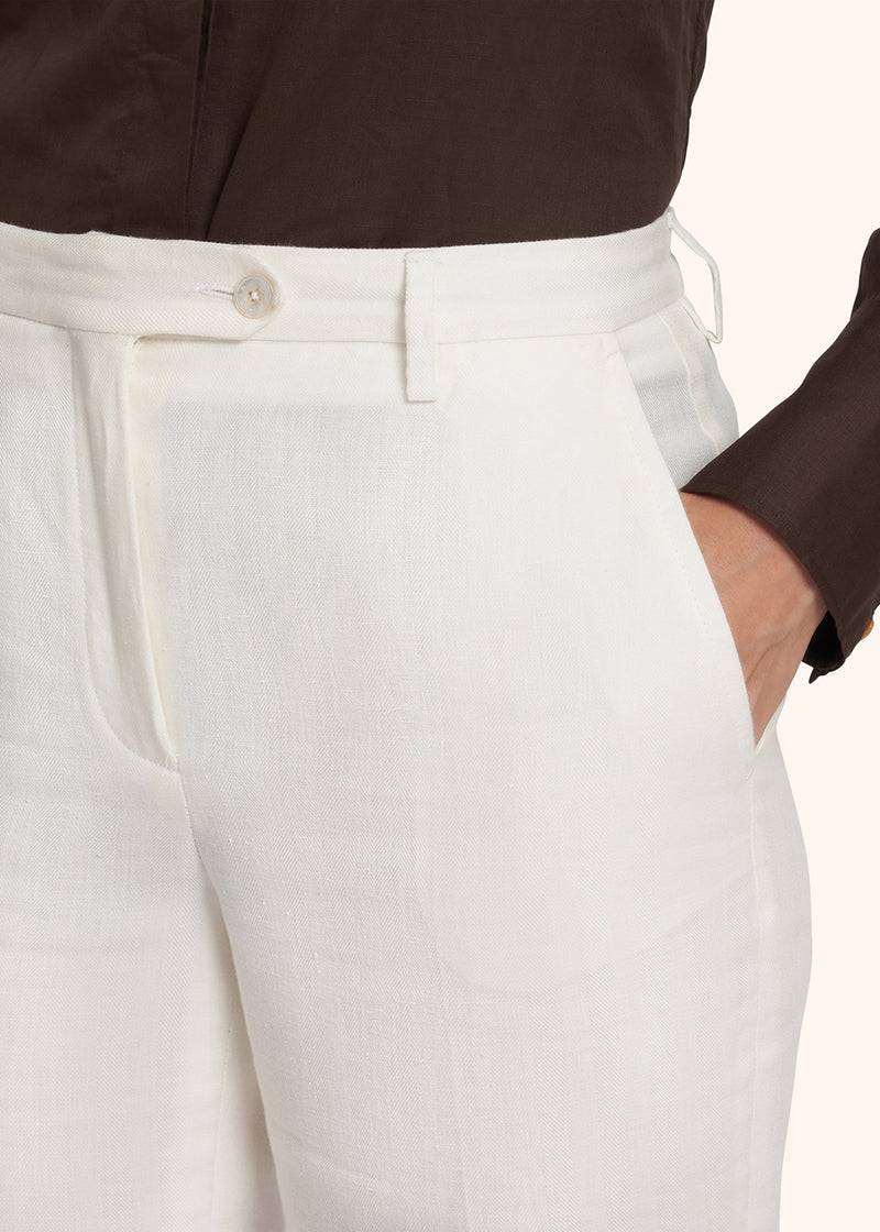 Kiton PANTALONI LINO D48125K0939B02 Offerta esclusiva