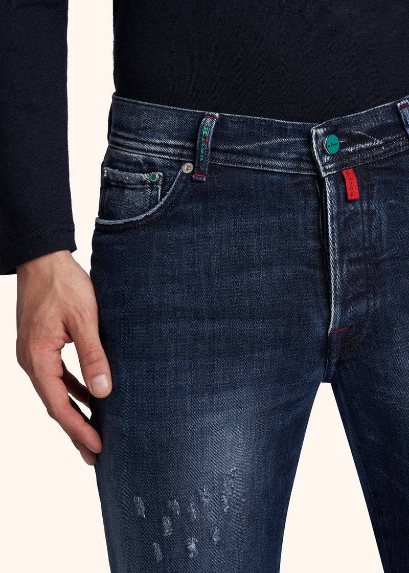 Kiton PANTALONI Cotone UPNJSMJ0325B02 In Linea
