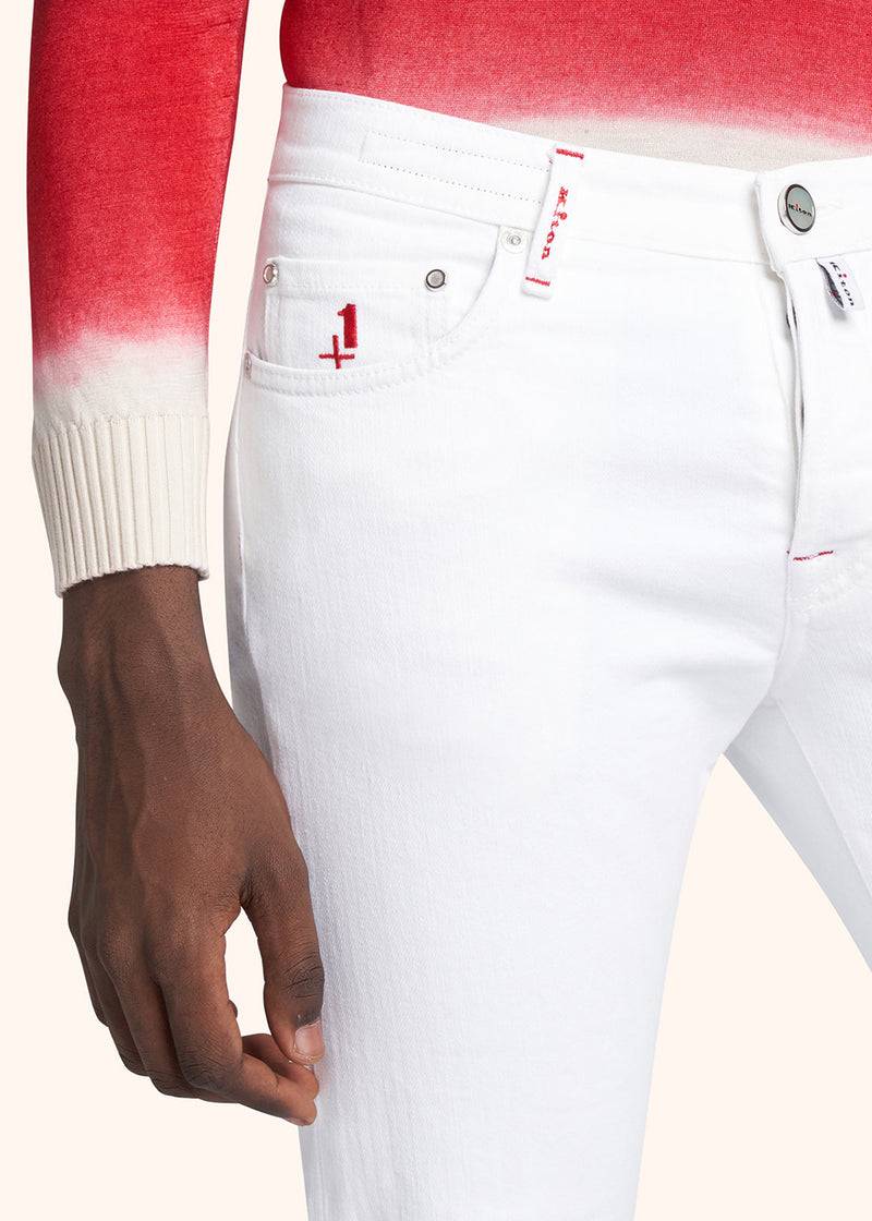 Kiton PANTALONI Cotone UPNJSMJ0317B01 Nuovo