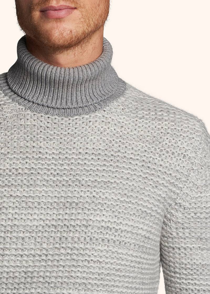Kiton MAGLIA COLLO ALTO Cashmere UMK006904 Spedizione Gratuita