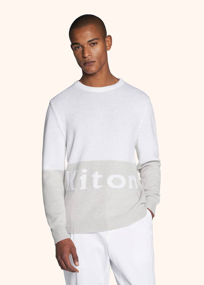 Kiton MAGLIA GIROCOLLO Cashmere UK1309W21V131 Soddisfazione Garantita