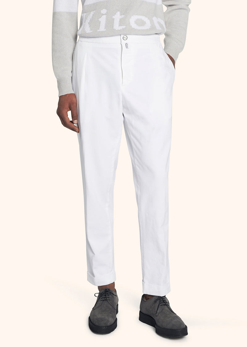 Kiton PANTALONI Lyocell UFP1LACJ0344A02 Prezzo Ridotto