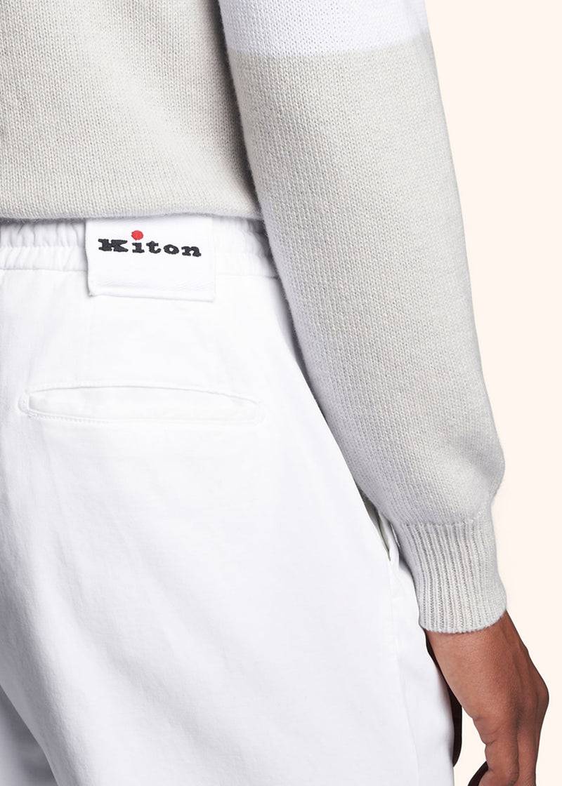 Kiton PANTALONI Lyocell UFP1LACJ0344A02 Prezzo Ridotto
