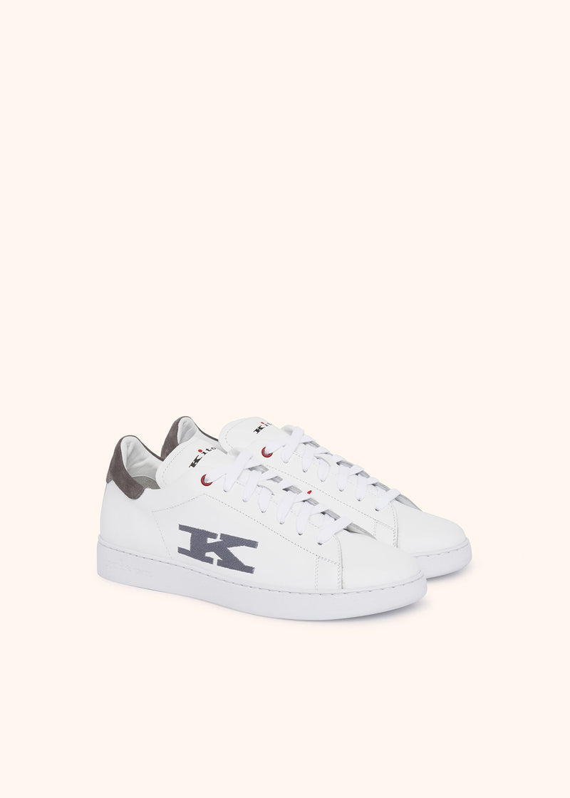 Kiton SCARPA SNEAKERS CALFSKIN USSN001XB601903 Vendita Calda
