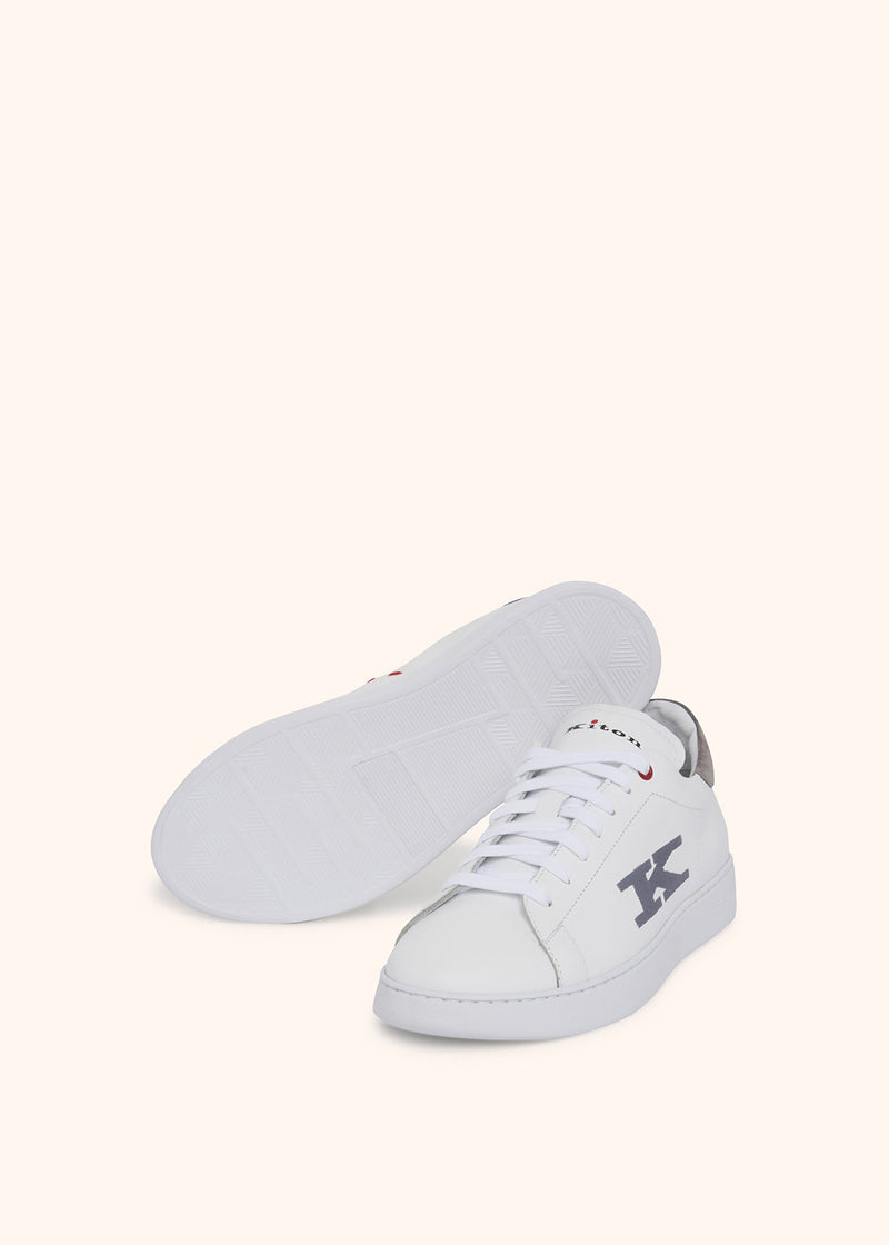 Kiton SCARPA SNEAKERS CALFSKIN USSN001XB601903 Vendita Calda