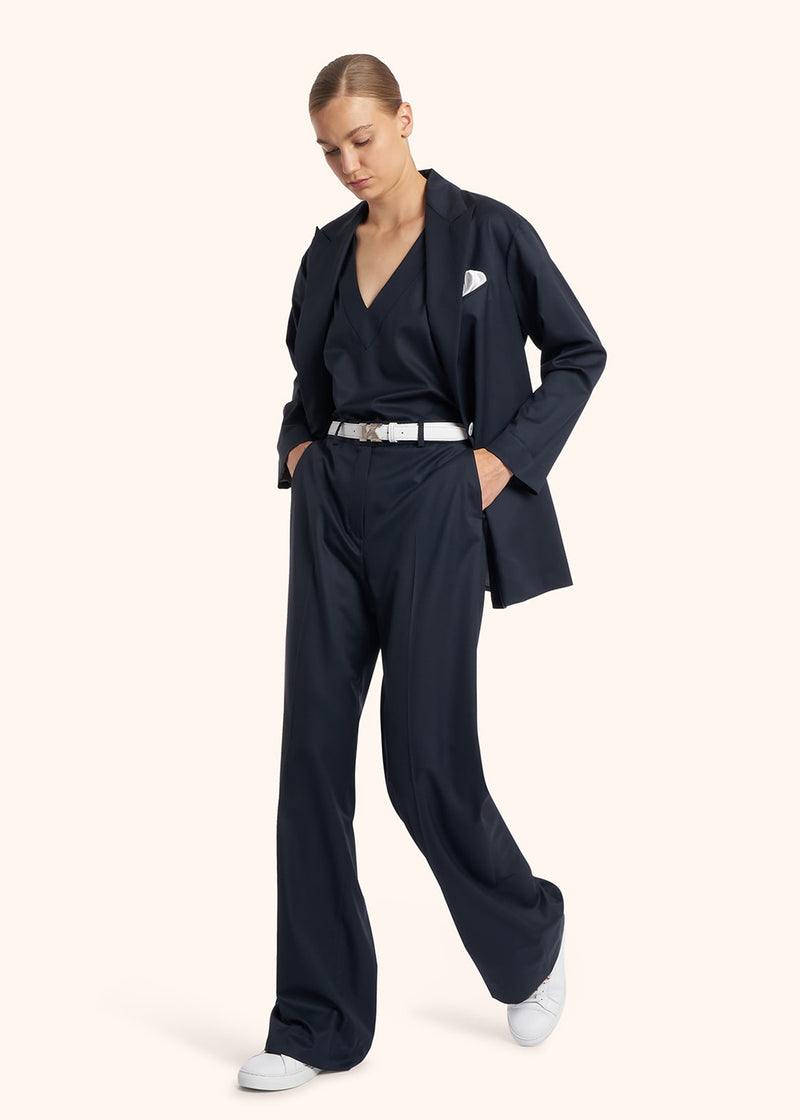 Kiton PANTALONI LANA VERGINE D48109K0102402 Grande vendita