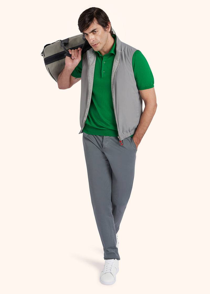 Kiton GIUBBOTTO SMANICATO POLIESTERE UW1730V0834C03 Offerta Giorno del Papà
