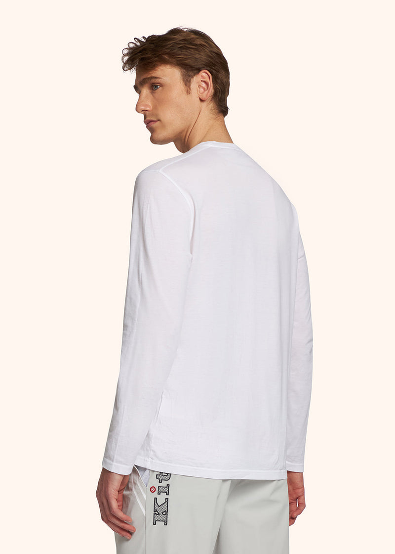 Kiton T-SHIRT ML Cotone UMK010405 Fino al 60% di sconto
