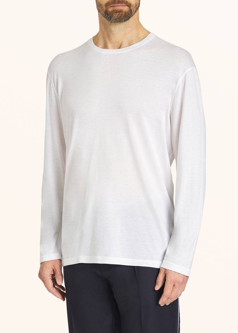 Kiton T-SHIRT M/L COTONE UMK003005 Prezzo Ridotto
