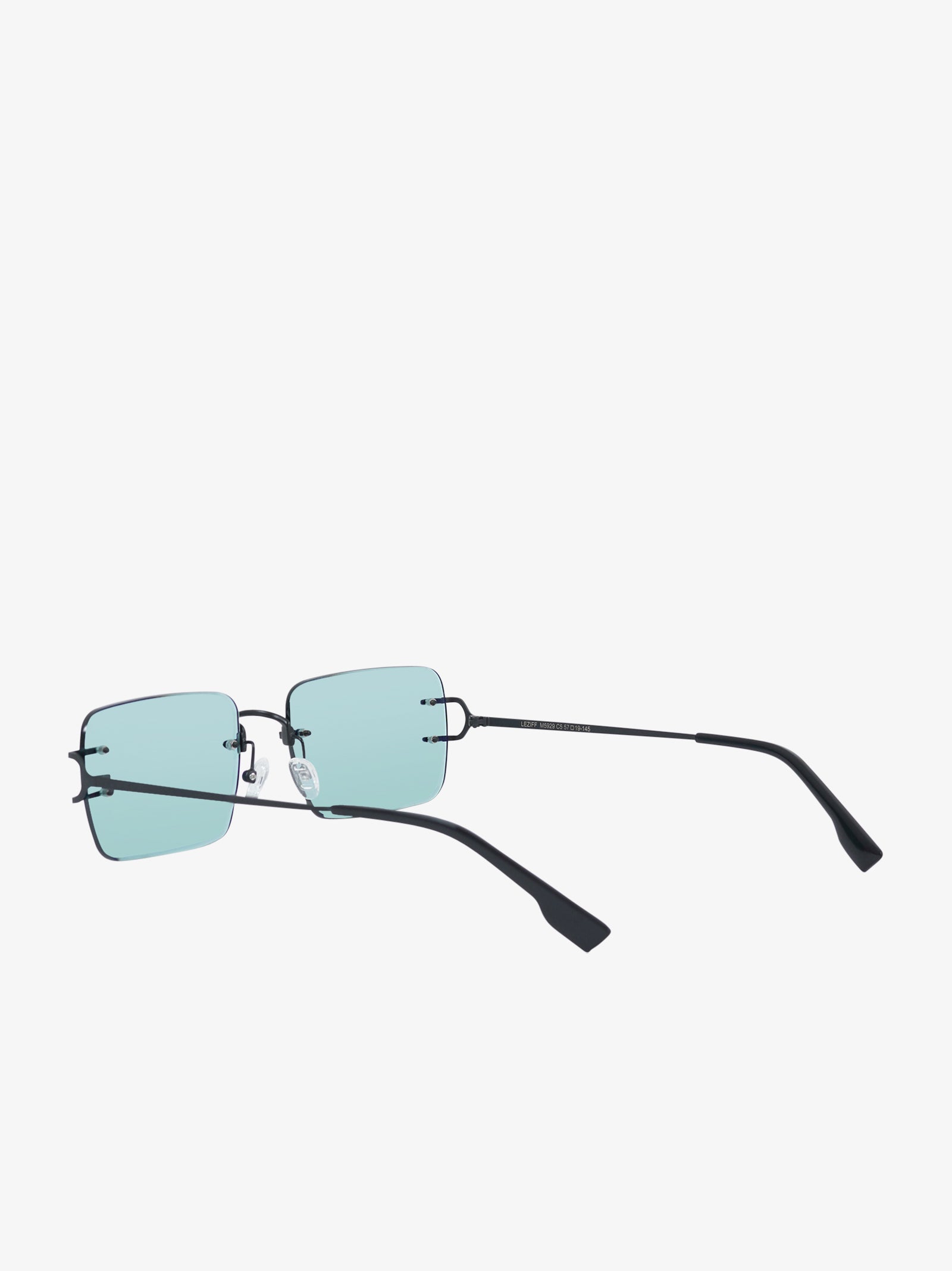 LEZIFF Occhiali da sole M5929 uomo alluminio verde Spedizione Gratuita