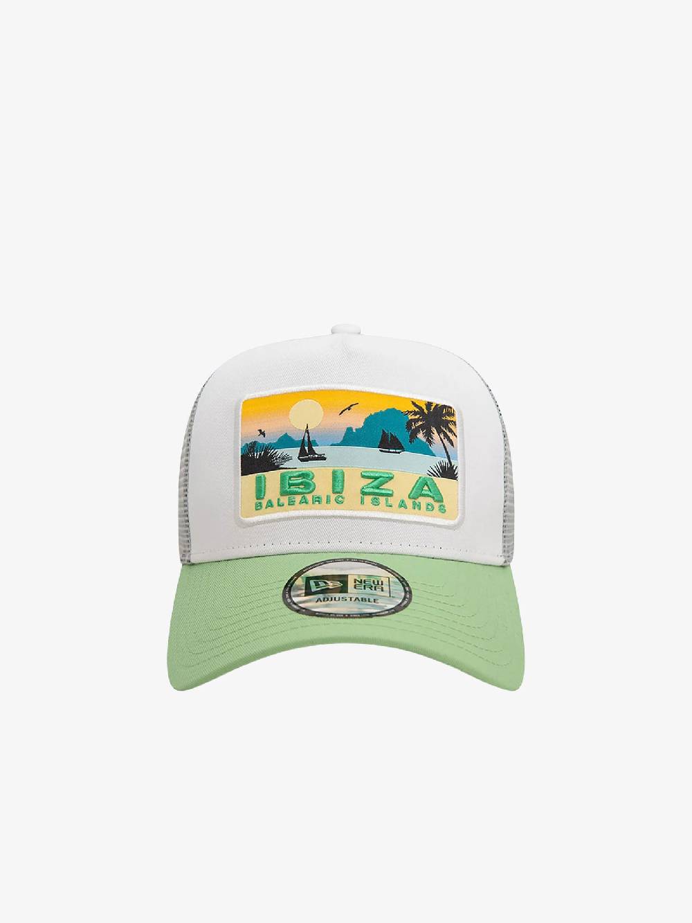 NEW ERA Cappello A-Frame Trucker New Era Summer Ibiza 60503542 cotone verde Convenienza
