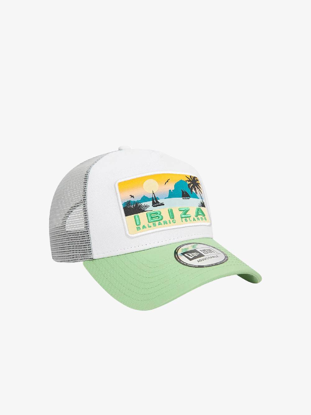 NEW ERA Cappello A-Frame Trucker New Era Summer Ibiza 60503542 cotone verde Convenienza
