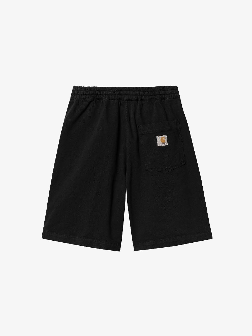 CARHARTT WIP Bermuda Floyde I033587_ uomo cotone nero Saldi Di Fabbrica