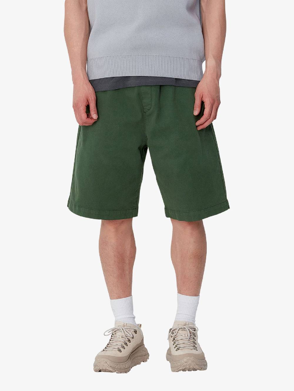 CARHARTT WIP Bermuda Floyde I033587_ uomo cotone verde I Più Venduti