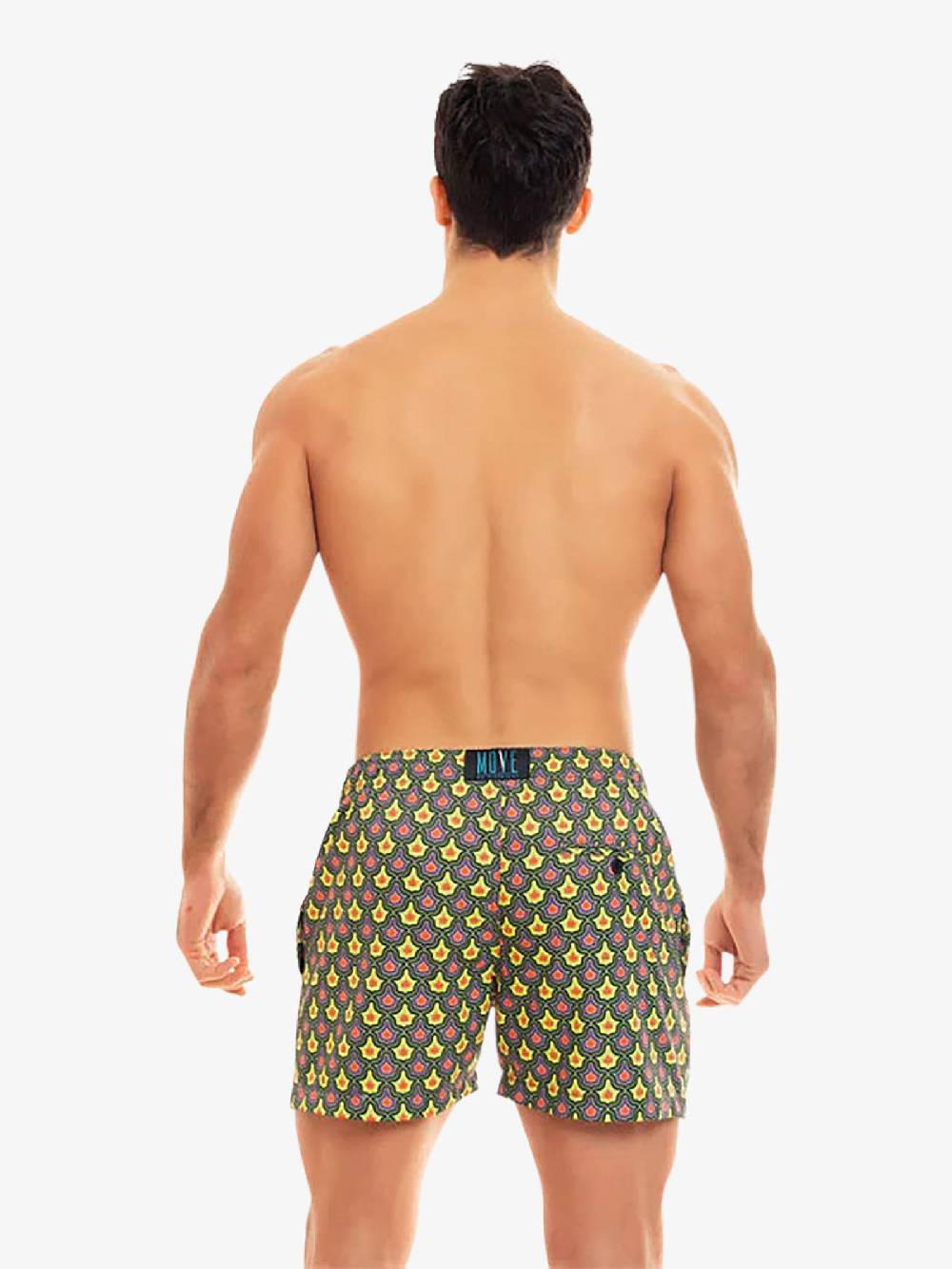 MOVE BEACHWEAR Costume da bagno Boxer Saint Vincent con stampa SVN PRINT 24 uomo giallo Negozio