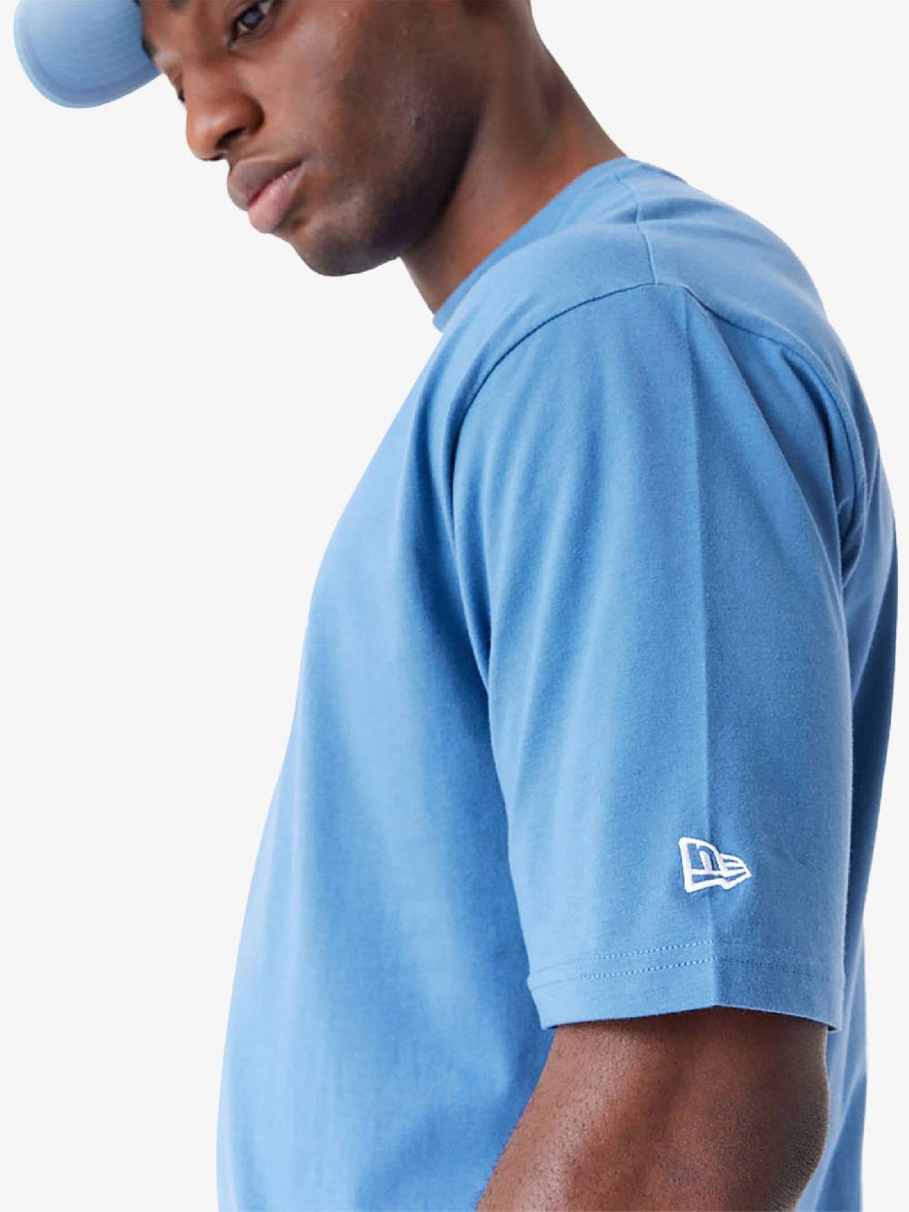 NEW ERA T-shirt Oversize LA Dodgers MLB World Series 60502659 uomo cotone azzurro Comprare a buon mercato