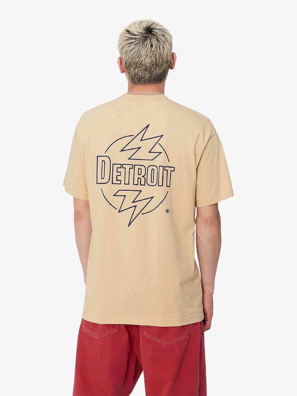 CARHARTT WIP T-shirt S/S Ablaze I033639_ uomo cotone beige Offerta natalizia