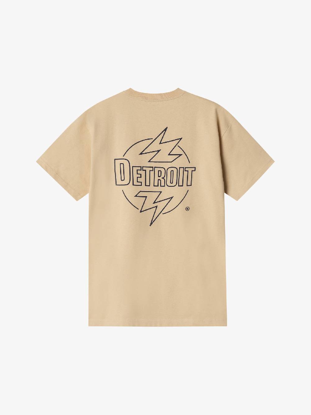 CARHARTT WIP T-shirt S/S Ablaze I033639_ uomo cotone beige Offerta natalizia