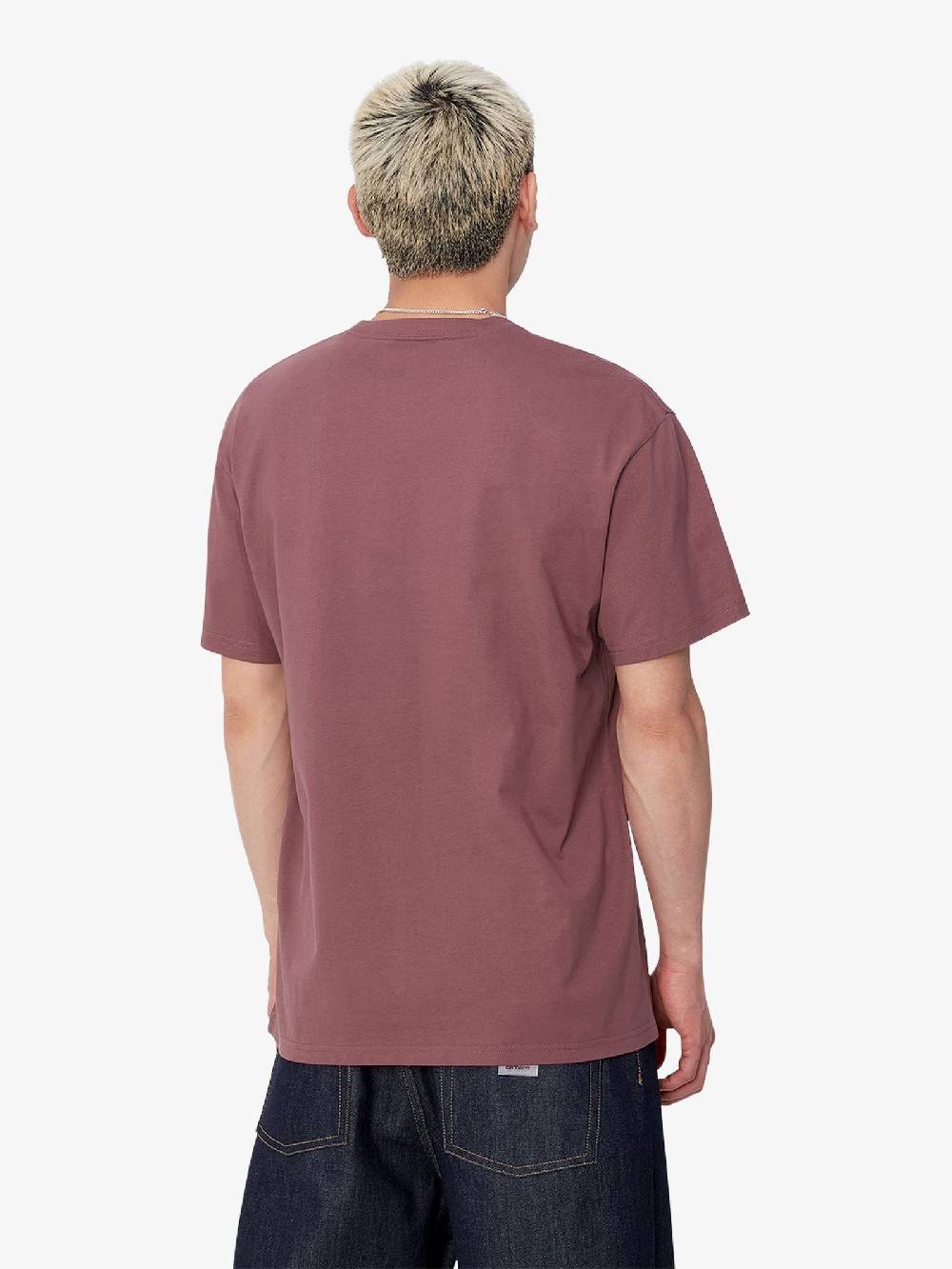 CARHARTT WIP T-Shirt S/S Chase I026391_00R_XX uomo in cotone bianco Offerte esclusive