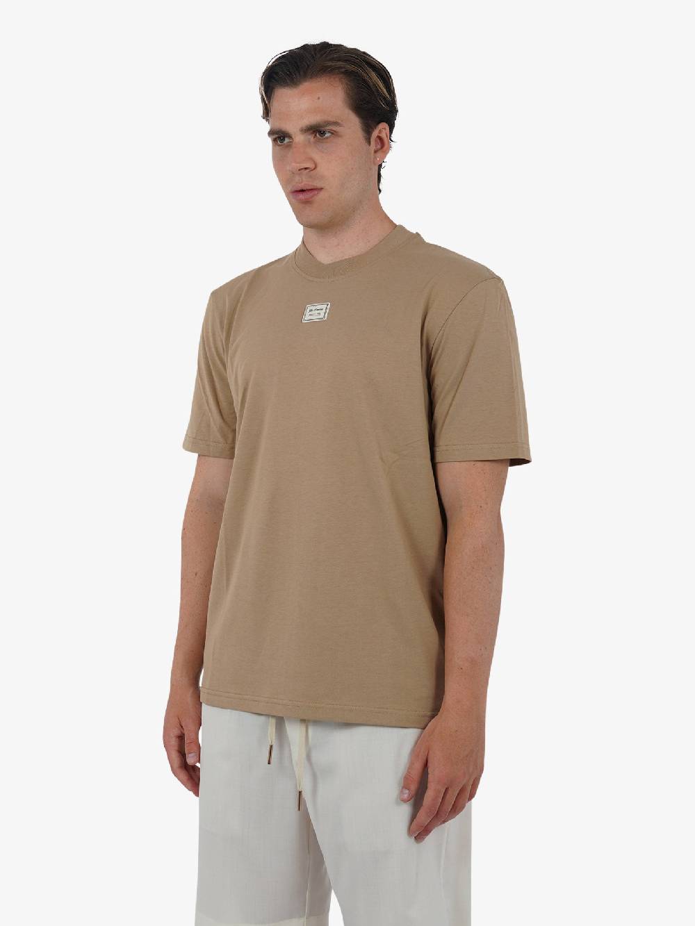 YES LONDON T-shirt XM4116 uomo cotone marrone Grandi sconti