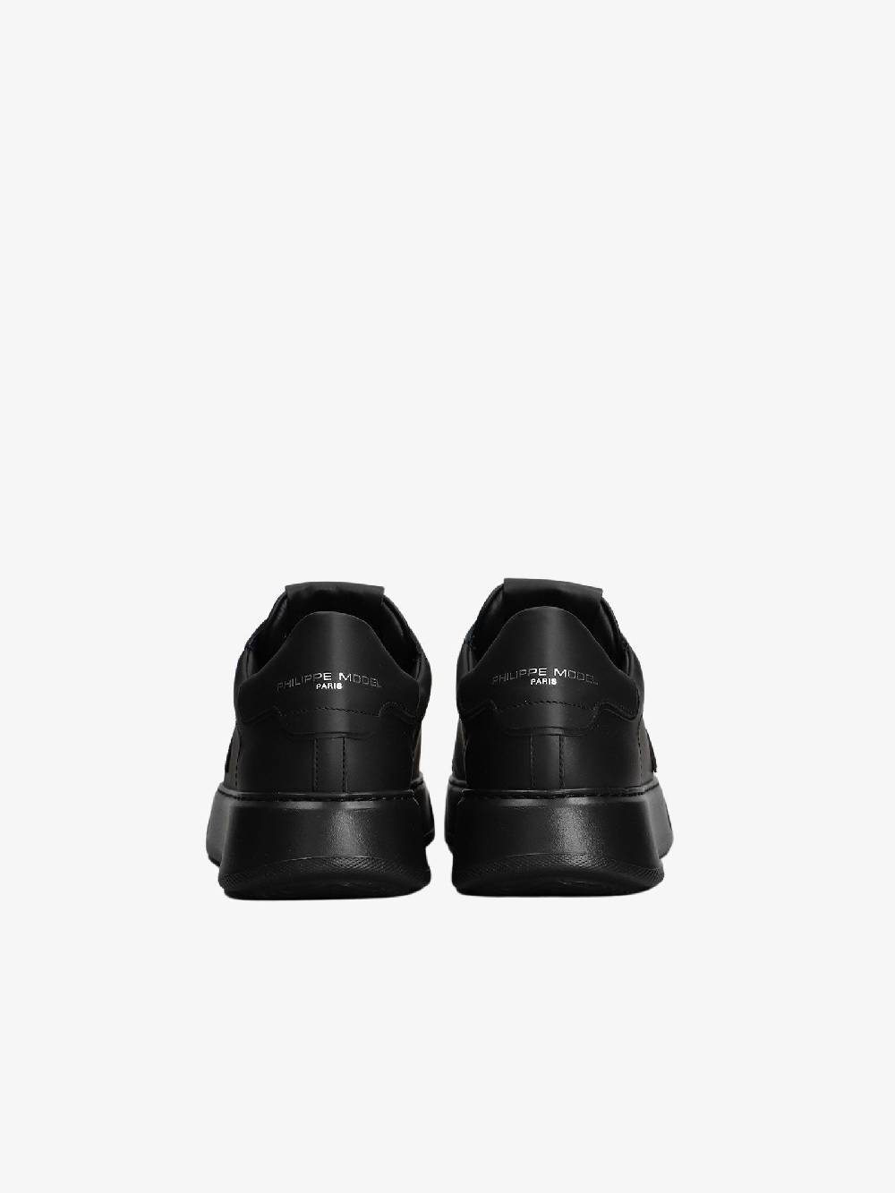 PHILIPPE MODEL Sneaker Temple Veau - Noir Blanc Offerte giornaliere
