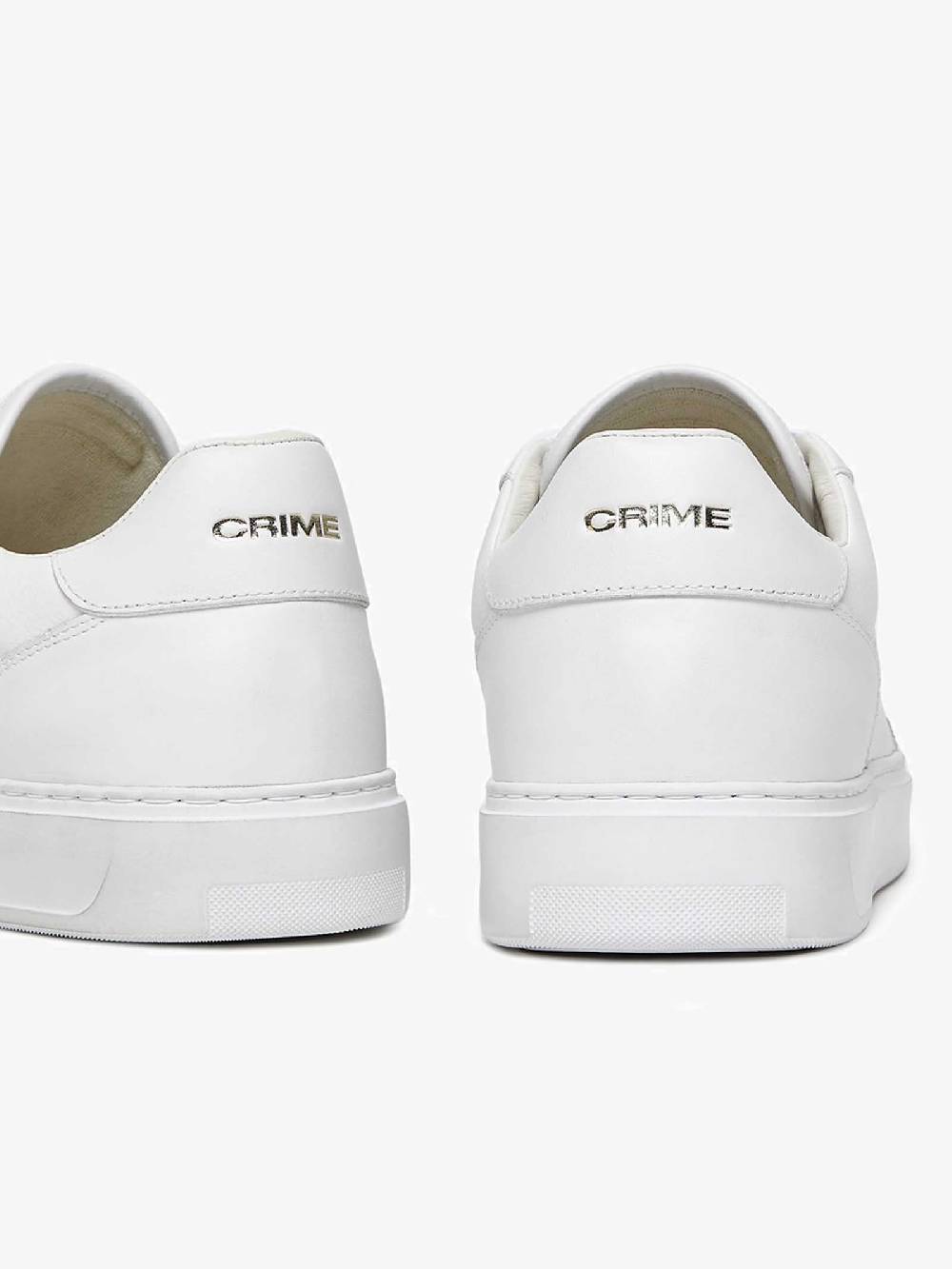 CRIME LONDON Sneakers Eclipse 17670PP6 uomo pelle bianco Offerte speciali