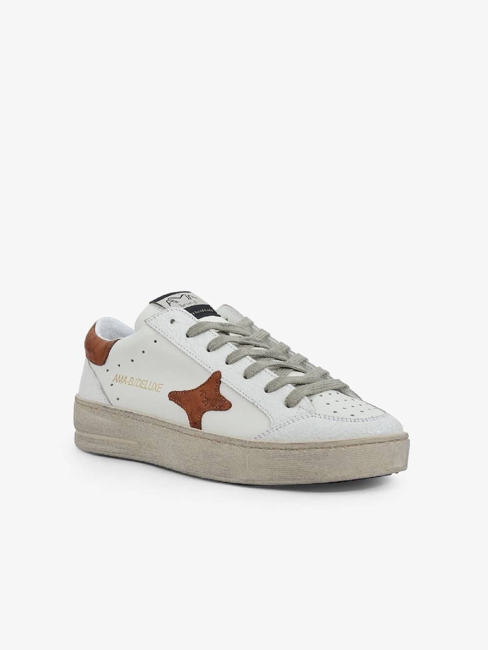 AMA BRAND Sneakers 2769 uomo pelle bianco Prezzo basso