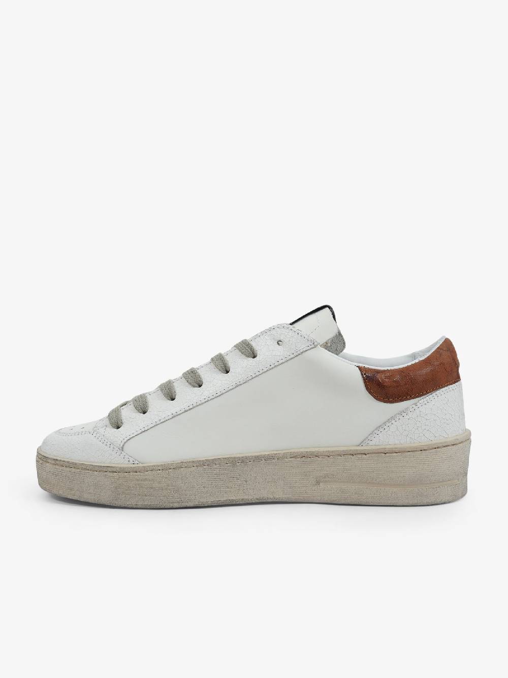AMA BRAND Sneakers 2769 uomo pelle bianco Prezzo basso