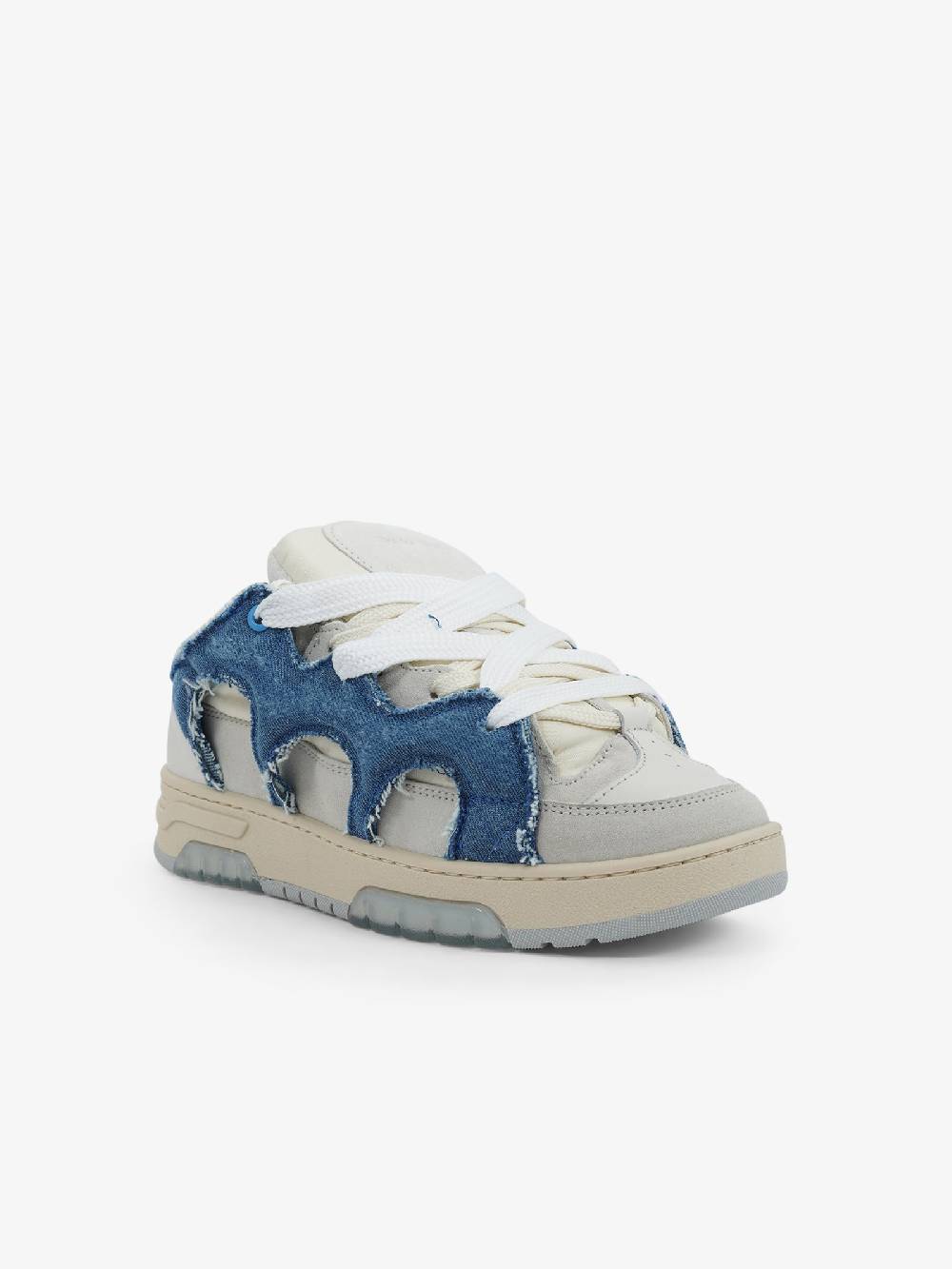 DANILO PAURA Sneakers YU01-S1-SU-AP SANTHA 1 pelle denim Rilascio limitato