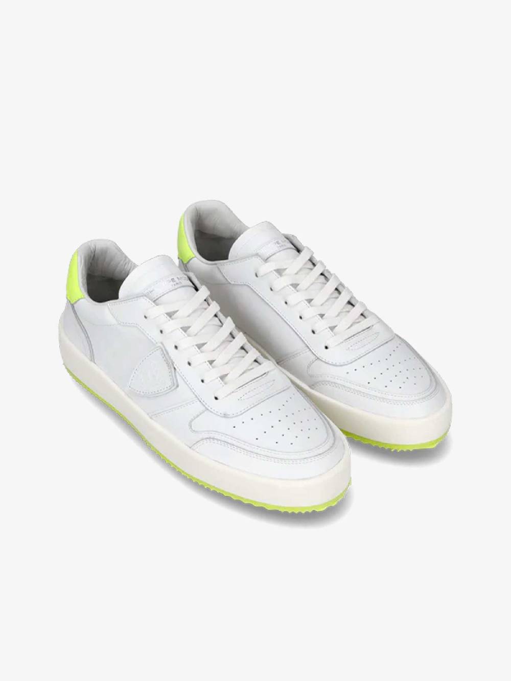 PHILIPPE MODEL Sneakers Nice Low VNLU uomo pelle bianco Latest stili