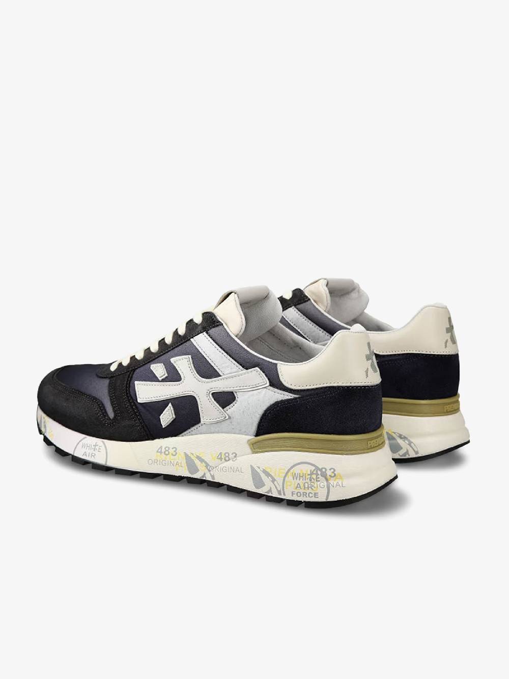PREMIATA Sneakers MICK 6618 uomo pelle blu Offerta speciale della fabbrica