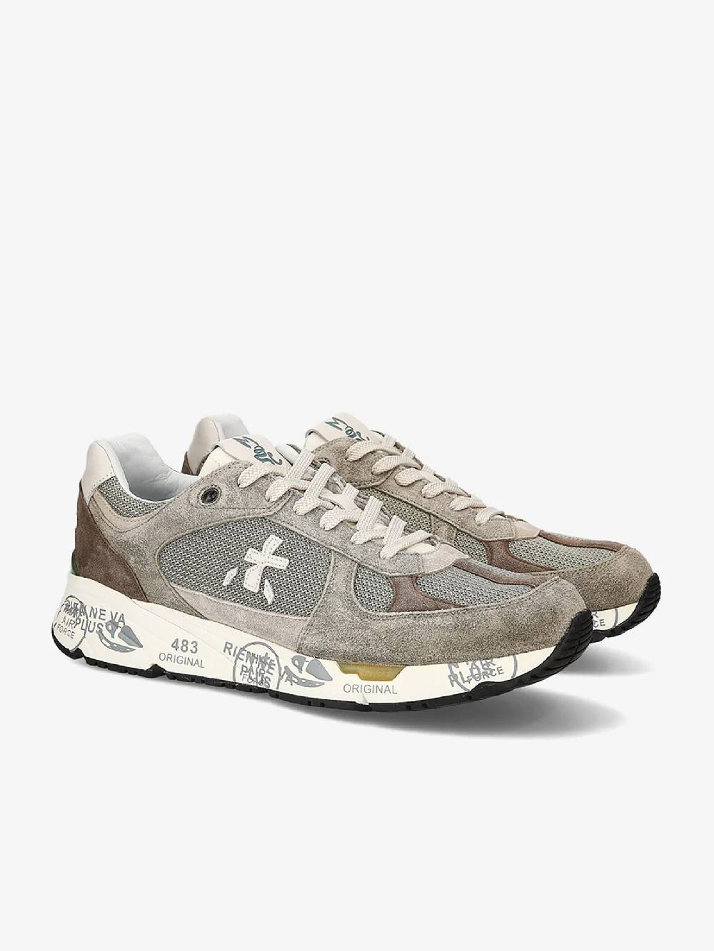 PREMIATA Sneakers MASE 6627 uomo pelle grigio Fino al 55% di sconto