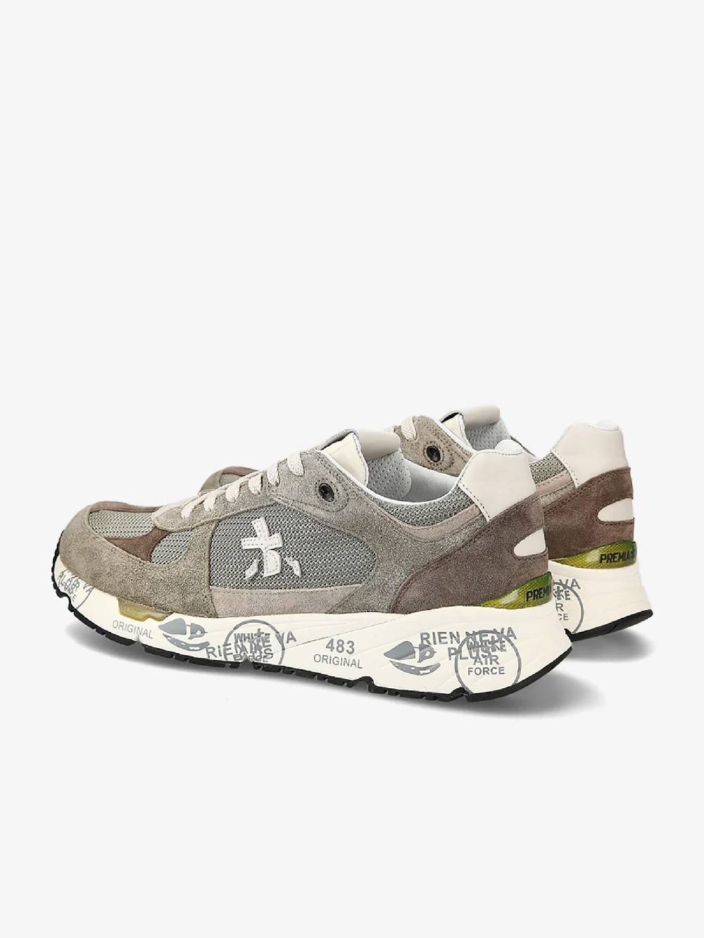 PREMIATA Sneakers MASE 6627 uomo pelle grigio Fino al 55% di sconto