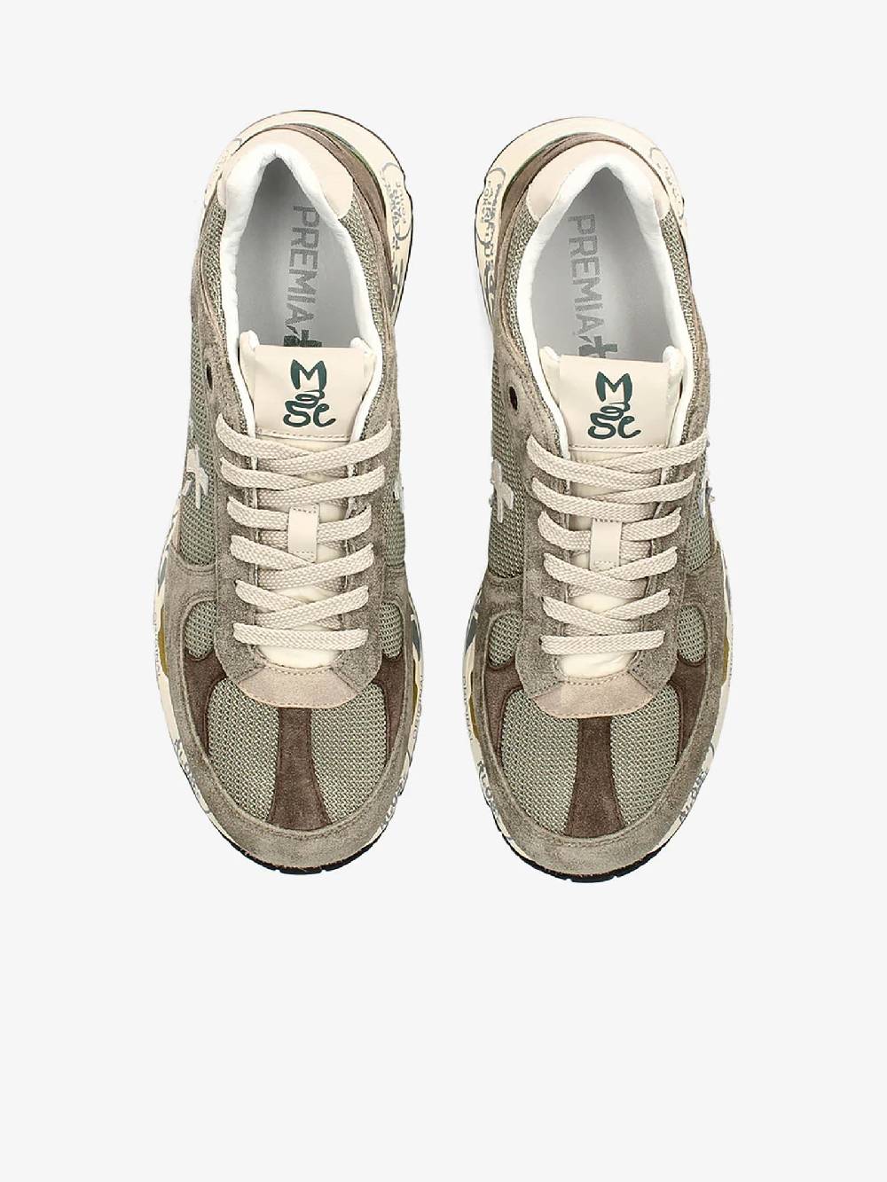 PREMIATA Sneakers MASE 6627 uomo pelle grigio Fino al 55% di sconto