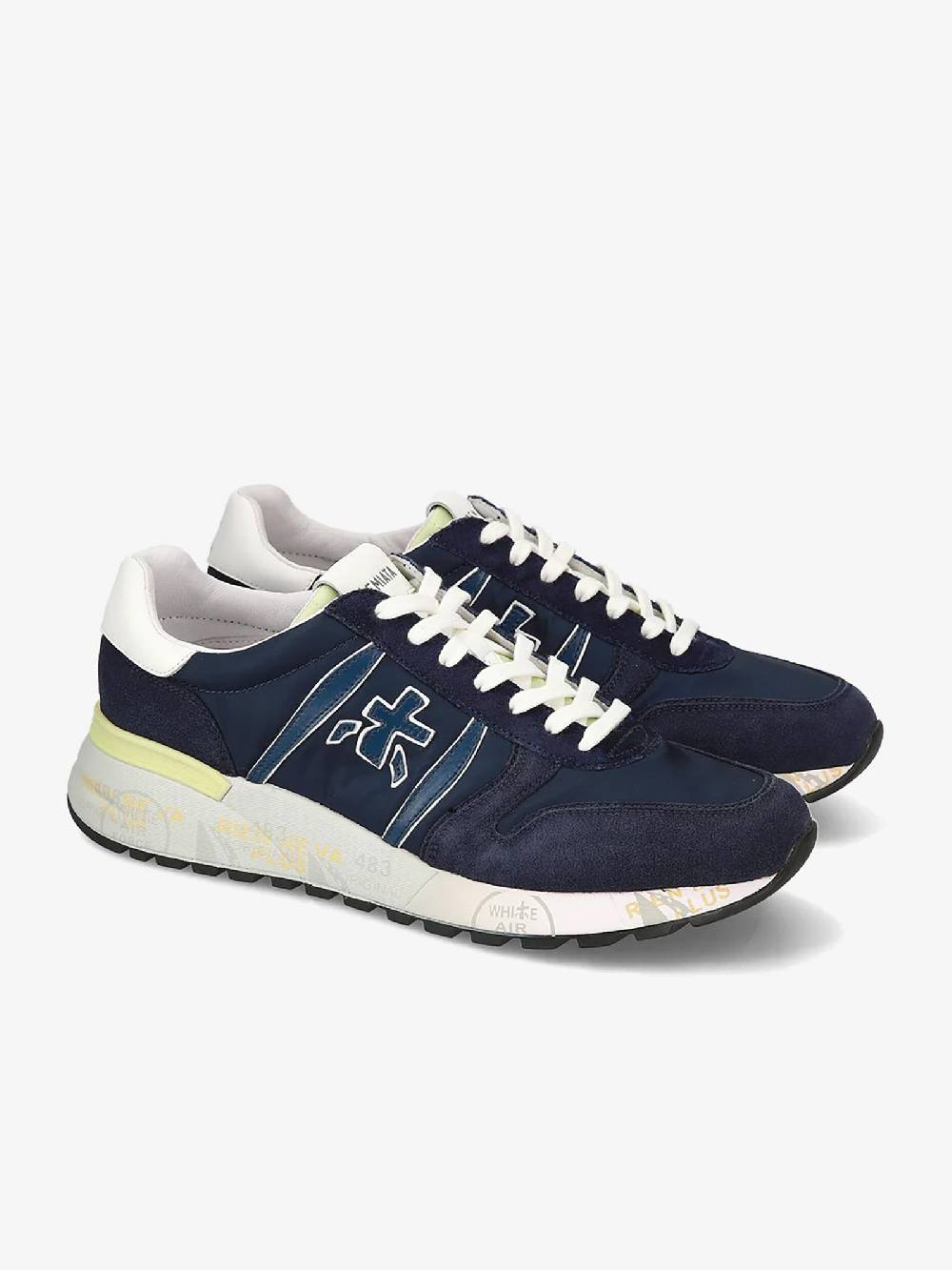 PREMIATA Sneakers LANDER 6634 uomo pelle blu Discount Store per i nuovi prodotti