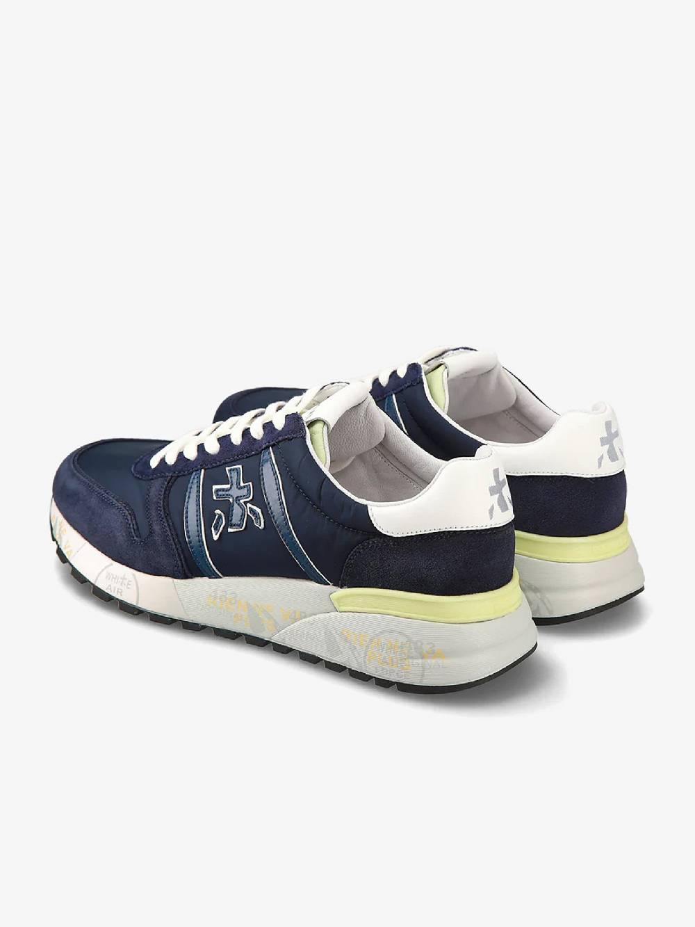 PREMIATA Sneakers LANDER 6634 uomo pelle blu Discount Store per i nuovi prodotti