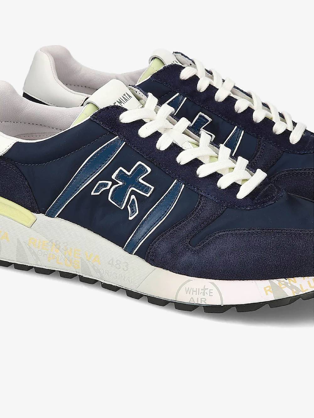 PREMIATA Sneakers LANDER 6634 uomo pelle blu Discount Store per i nuovi prodotti