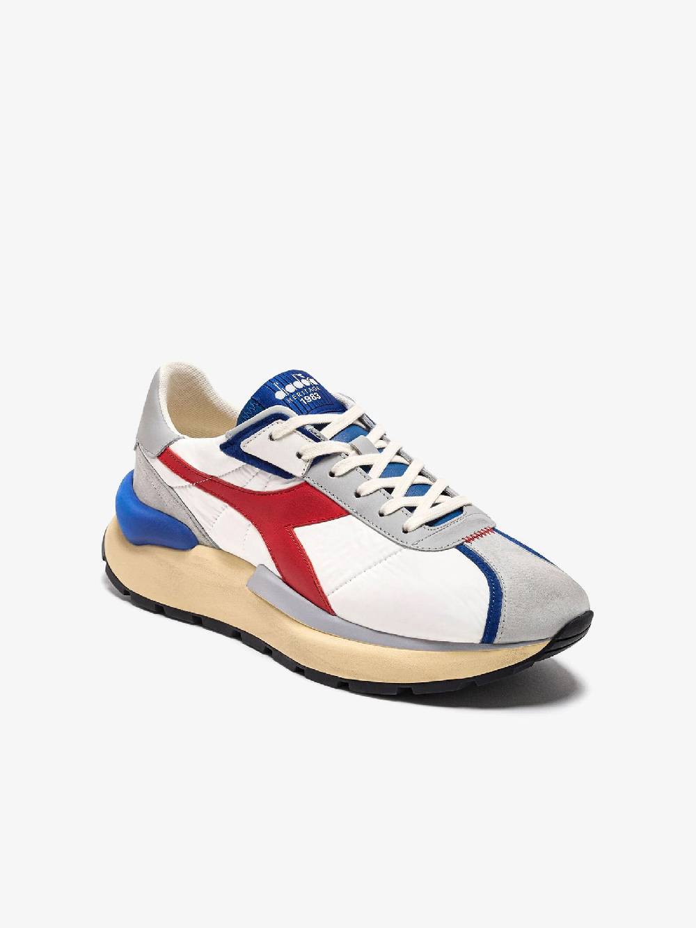 DIADORA Sneakers ELITE 201.180469_ uomo pelle bianco Limitato a 3 giorni