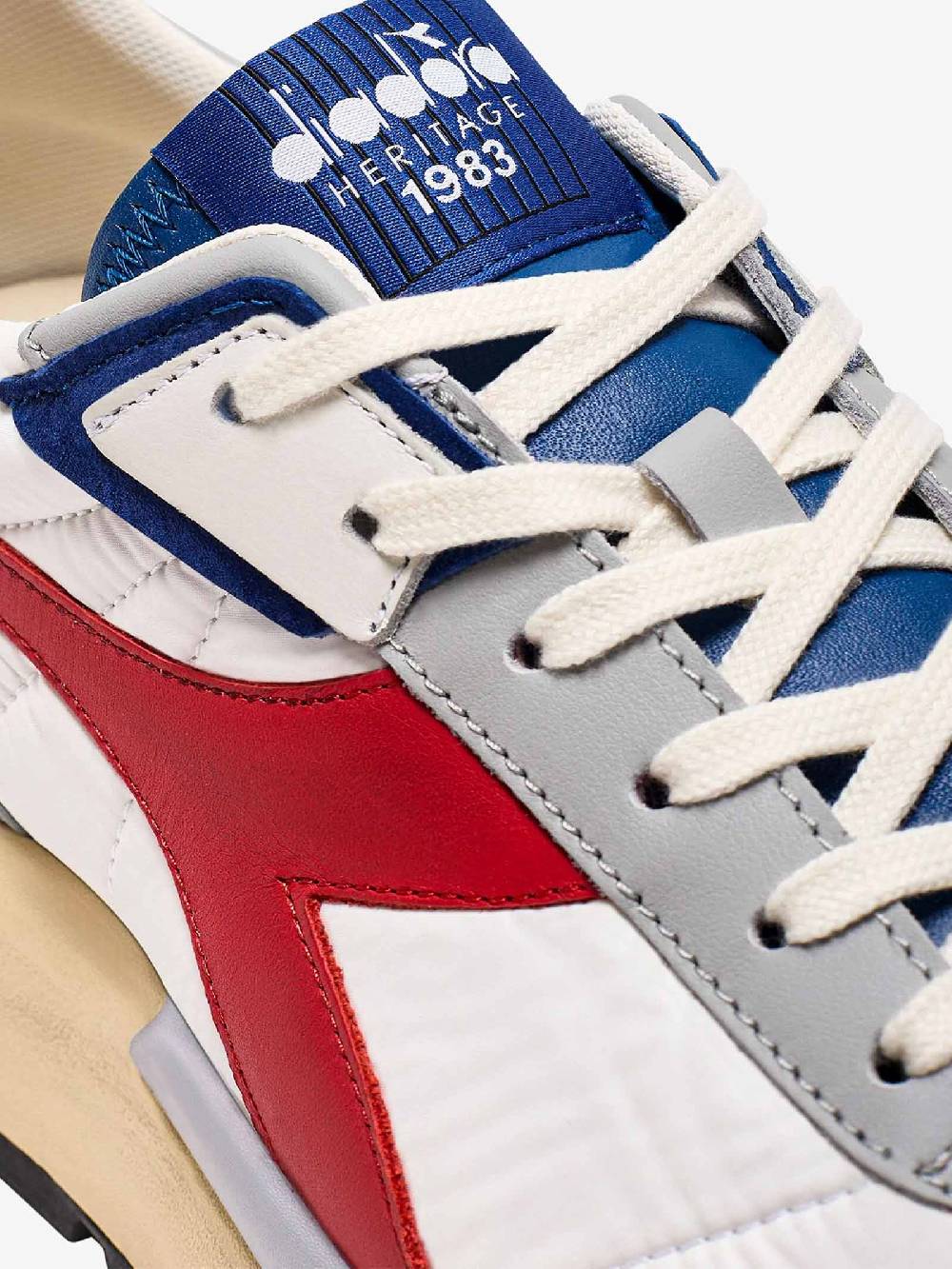 DIADORA Sneakers ELITE 201.180469_ uomo pelle bianco Limitato a 3 giorni