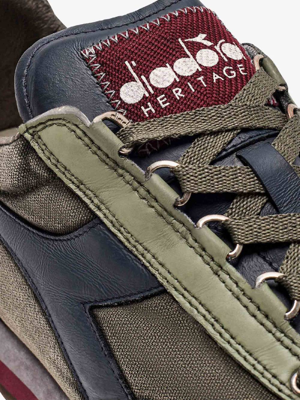 DIADORA Sneakers EQUIPE H DIRTY STONE WASH EVO 201.174736_ uomo pelle multicolor In vendita