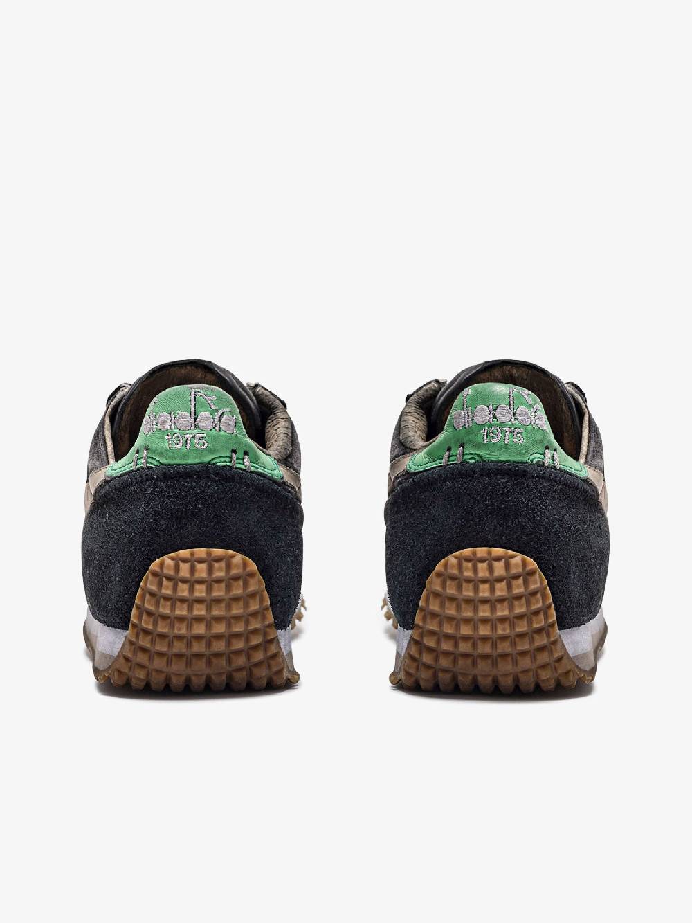 DIADORA Sneakers EQUIPE H DIRTY STONE WASH EVO 201.174736_ uomo pelle nero Duty-free
