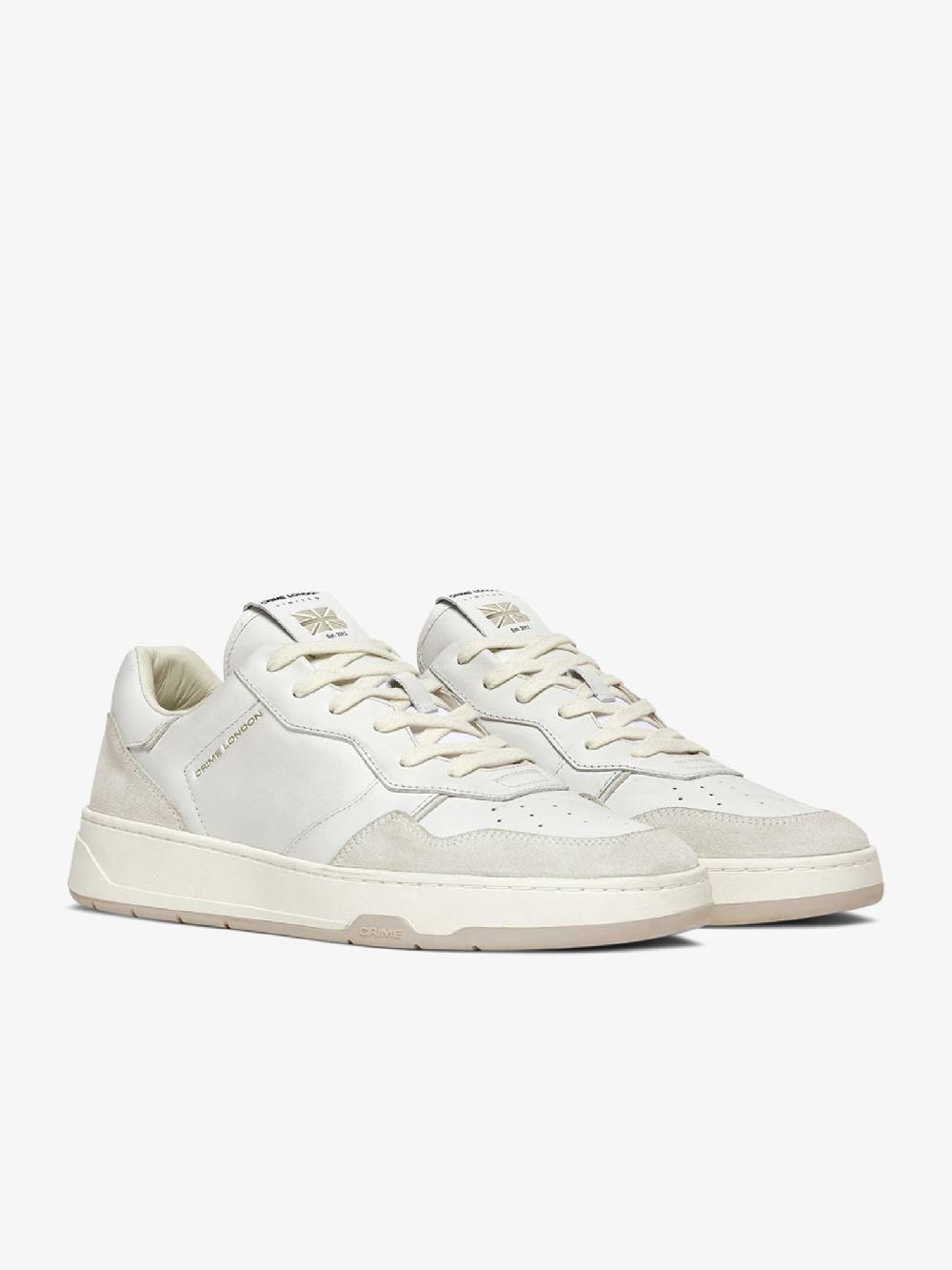 CRIME LONDON Sneakers Timeless 17200PP6 uomo in pelle bianco 2025
